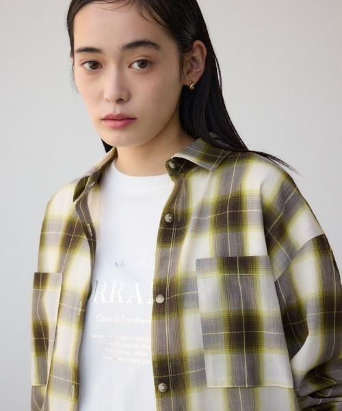 AZUL BY MOUSSY（アズールバイマウジー） ブラウス シャツ オンブレ