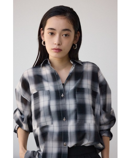 AZUL BY MOUSSY（アズールバイマウジー） ブラウス シャツ オンブレ 