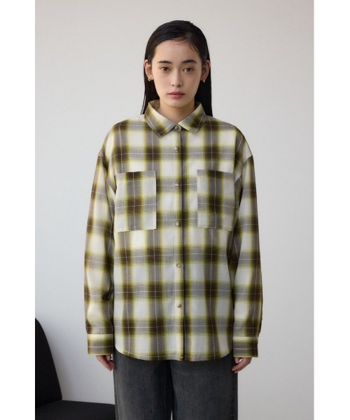 AZUL BY MOUSSY（アズールバイマウジー） ブラウス シャツ オンブレ