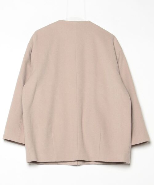 ☆最終値下げ☆【極美品】UNTITLEDノーカラー ウールコート