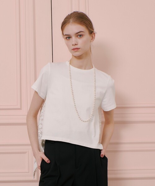 LOULOU WILLOUGHBY＊レースドッキングプルオーバートップス allureville｜【LOULOU WILLOUGHBY】レースドッキングプル