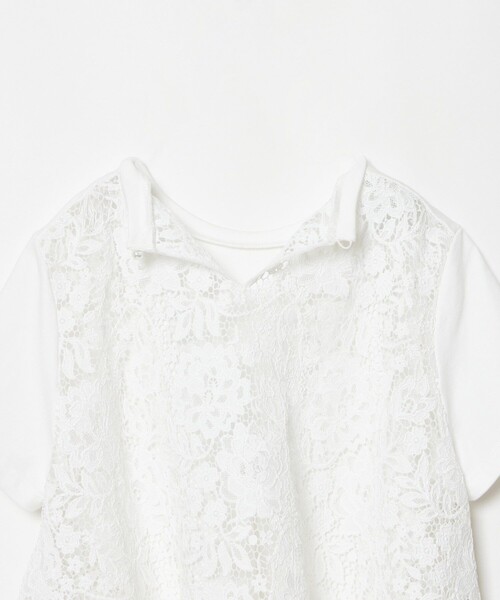 tシャツ  「LOULOU WILLOUGHBY」レースドッキングプルオーバー レディース LOULOU WILLOUGHBY tシャツ 「LOULOU WILLOUGHBY」レース