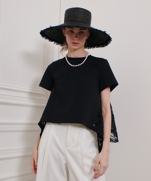 LOULOU WILLOUGHBY tシャツ 「LOULOU WILLOUGHBY」レース
