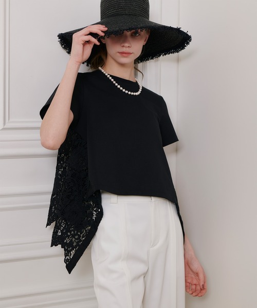 未使用品【LOULOU WILLOUGHBY】フリリードッキングチュニック　Ｍ LOULOU WILLOUGHBY】フリリーミニプルオーバー|allureville