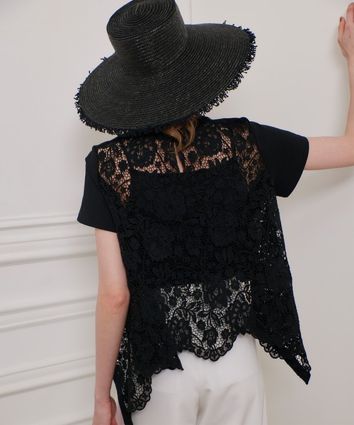 tシャツ  「LOULOU WILLOUGHBY」レースドッキングプルオーバー レディース LOULOU WILLOUGHBY tシャツ 「LOULOU WILLOUGHBY」レース