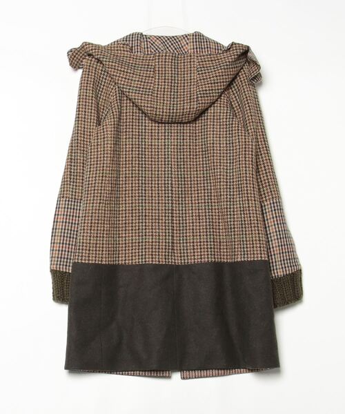 「D-due」 ダッフルコート 36 ベージュ レディース_画像2