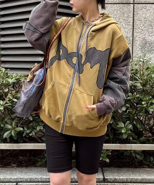 パーカー 「P.A.M/パム」LUNACY ZIP THRU HOODI 3837-MLT レディース