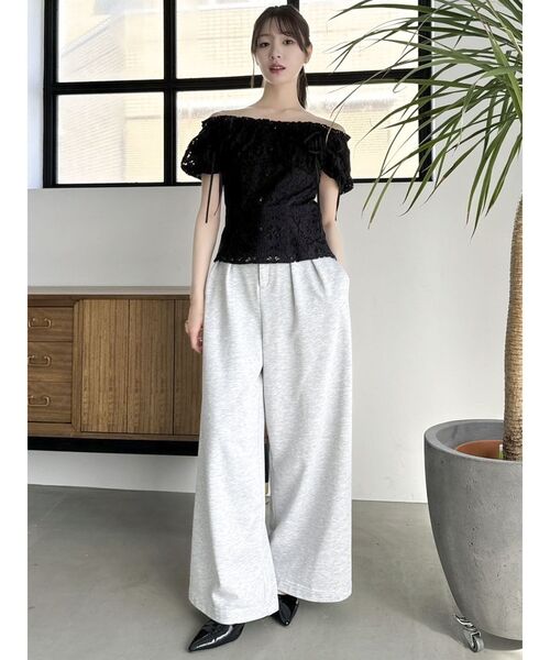 ETRE TOKYO 麻綿　バルーンスリーブ　2way ブラウス 美品ETRE TOKYO 麻綿 バルーンスリーブ 2way ブラウス日本製