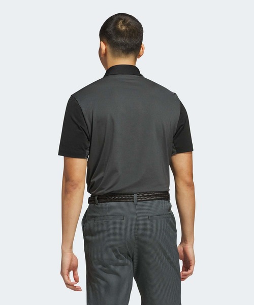 adidas - 【adidas GOLF/アディダス】メッシュ吸汗速乾ストレッチ半袖ポロシャツL adidas アディダス 半袖 ポロシャツ メンズ ゴルフウェア GOLF