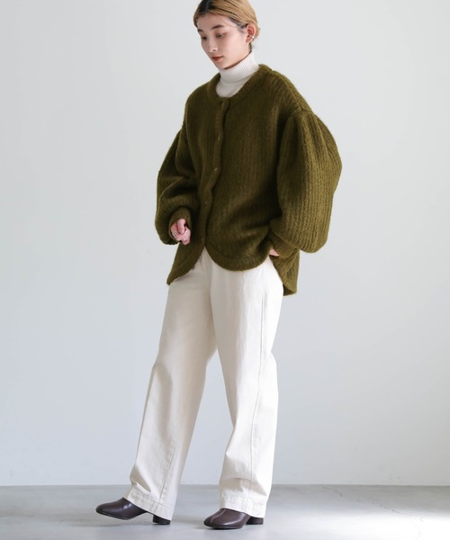 「select MOCA」 ニットカーディガン FREE ピンク レディース_画像5