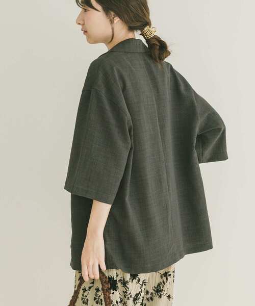 ITEMS URBANRESEARCH コート アウター リネンライクハーフ