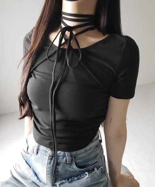 me+em select（ミームセレクト） tシャツ 半袖 「 2color 」クロス