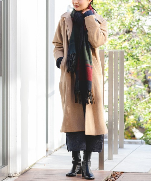 BEAMS HEART（ビームス ハート） チェスターコート FREE ネイビー