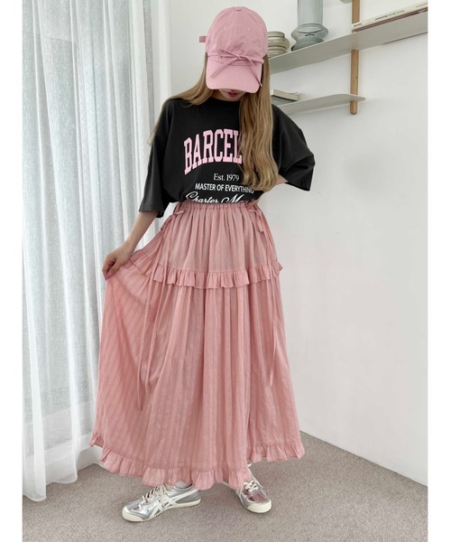 WC スカート コットンレースリボンロングスカート : ZOZOTOWN Yahoo!店