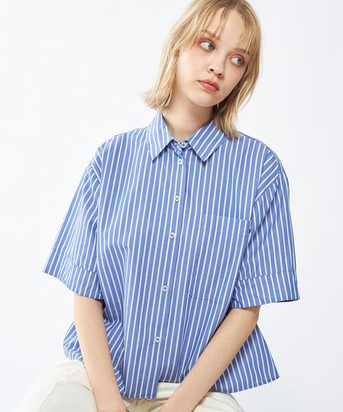 〈美品〉GALERIE VIE【FREE】リネンポプリン ショートスリーブシャツ リネンポプリン ロングスリーブシャツ｜トゥモローランド 公式通販