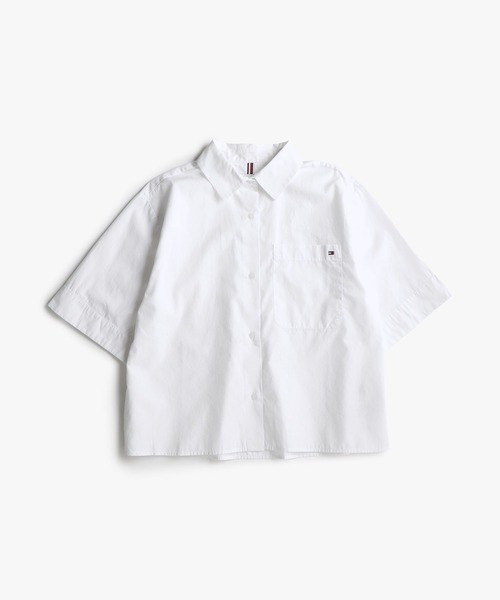 【未使用】LE レショップ 半袖シャツ ショートスリーブ 日本製 高番手ポプリン 未使用】LE レショップ 半袖シャツ ショートスリーブ 日本製 高