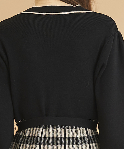 「TITTY&CO.」 ニットワンピース FREE ブラック レディース_画像8