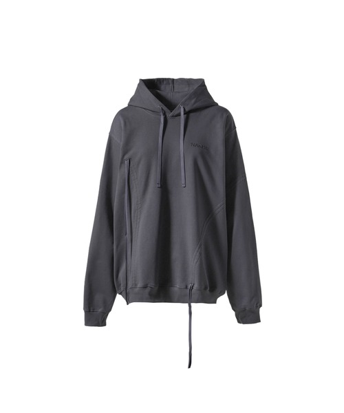 パーカー SHIRRING HOODIE SWEAT SHIRT レディース NACHE パーカー SHIRRING HOODIE SWEAT SHIRT レディース