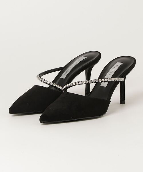 CHARLES &KEITH ミュール36 CHARLES ＆ KEITH 「charles&keith」 ビジューミュール 36