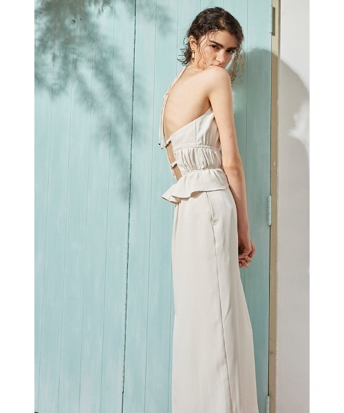 ワンピース Avina Dress ホルターWバックストラップドレスの画像