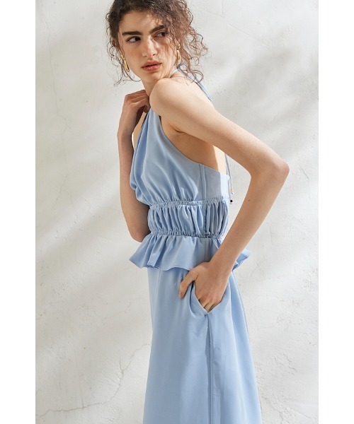 ワンピース Avina Dress ホルターWバックストラップドレスの画像