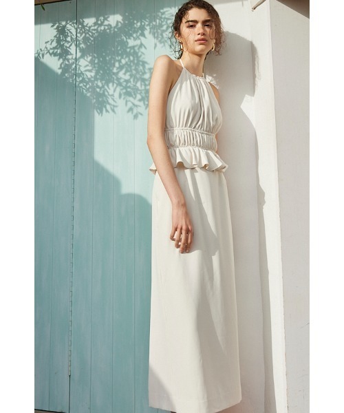 ワンピース Avina Dress ホルターWバックストラップドレスの画像