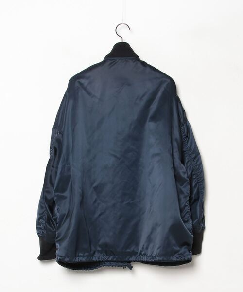 「VOTE MAKE NEW CLOTHES」 ジップアップブルゾン M ネイビー レディース