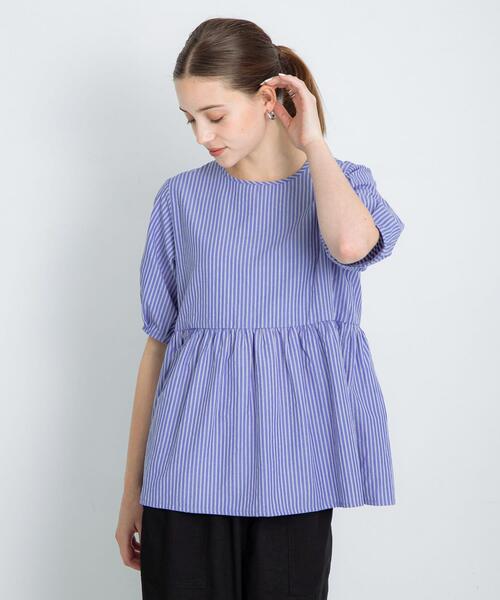 URBAN RESEARCH Sonny Label ブラウス シャツ ストライプサッカー