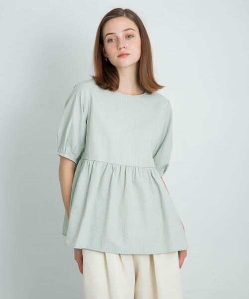 URBAN RESEARCH Sonny Label ブラウス シャツ ストライプサッカー