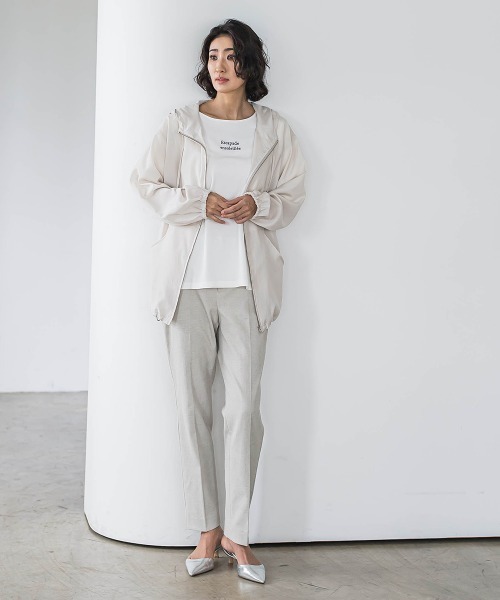 la.f（ラ・エフ） パーカー 梅雨時期も安心、撥水パーカー「洗濯機