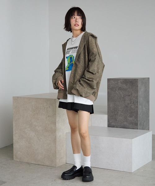 PBLIM ブルゾン アウター 「UNISEX」アソートフードブルゾン