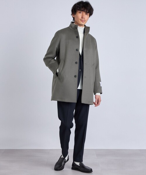 the Shepherd ステンカラーコート グレー The DUFFER of ST.GEORGE（ザダファーオブセントジョージ） ステン