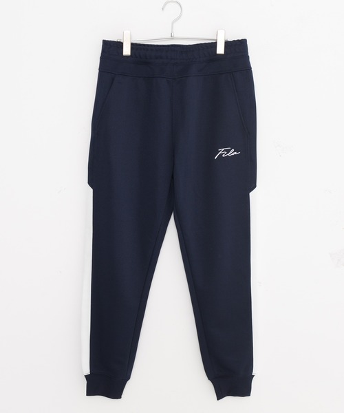 FILA 「FILA」 セットアップジャージ LL ブラック×グレー メンズ