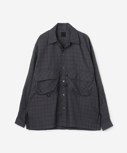 ☆DAIWA PIER39 TECH SPORTS シャツ L 美品です！ DAIWA PIER39 シャツ | TECH SPORTS OPEN COLLAR SHIRT L/S NOVA