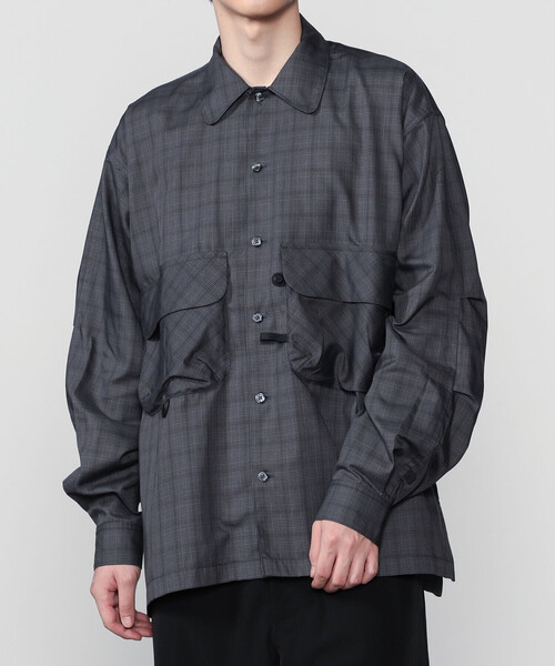 【新品】ダイワピア39 TECH OPEN COLLAR SHIRT DAIWA PIER39 (ダイワピア39) TECH SPORTS OPEN COLLAR SHIRT L
