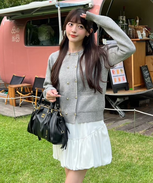 Cherir Mignon カーディガン 「くるみ×Cherir Mignonコラボ」Classy