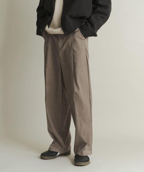 SENSE OF PLACE by URBAN RESEARCH パンツ タックワイドスラックス