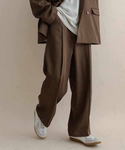 SENSE OF PLACE by URBAN RESEARCH パンツ タックワイドスラックス SENSE OF PLACE by URBAN RESEARCH パンツ タックワイドスラックス