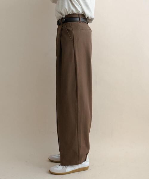 はうら。ページ ニジブラ nijibra ツータックスラックス ワイドパンツ 冷感パンツ