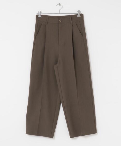 SENSE OF PLACE by URBAN RESEARCH パンツ タックワイドスラックス