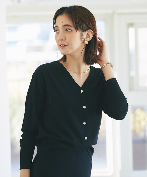 RIVE DROITE（リヴドロワ） ニットカーディガン FREE ベージュ系その他