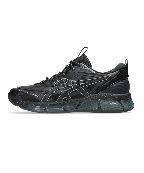 「ASICS」 ローカットスニーカー 27.5 ブラック×グレー メンズの画像