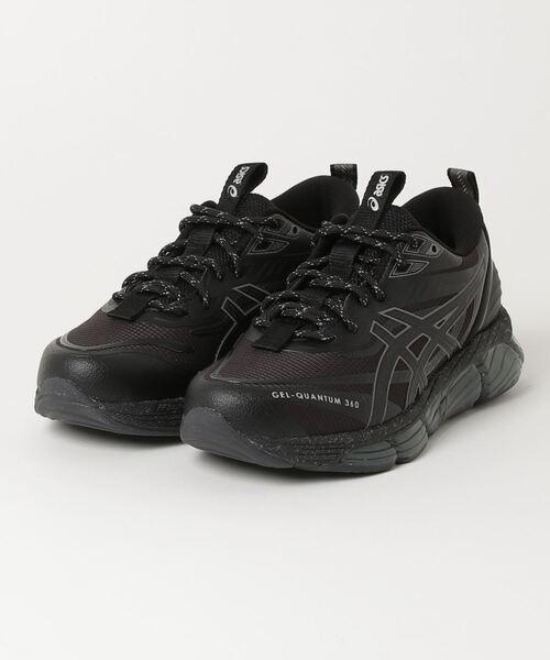 「ASICS」 ローカットスニーカー 27.5 ブラック×グレー メンズの画像