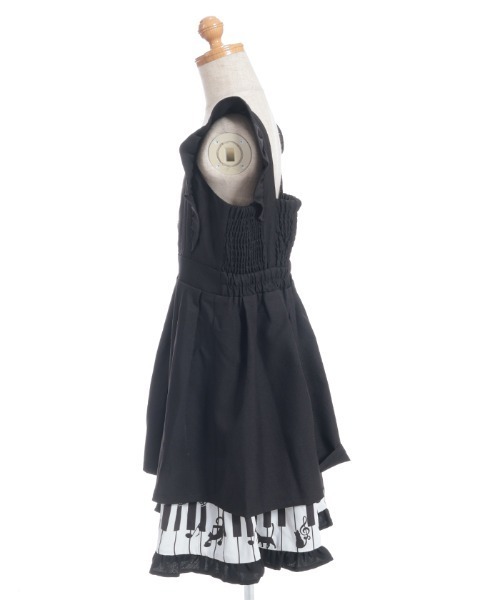 axes femme（アクシーズ ファム） ワンピース ピアノプリントフリル