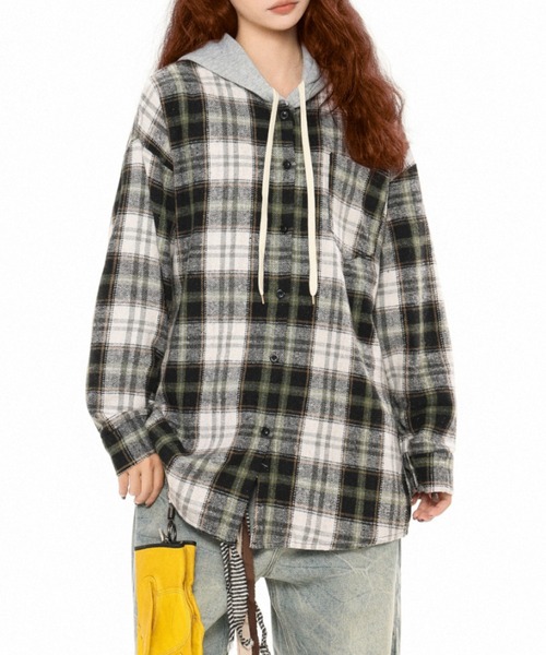 LADY LIKE（レディライク） ブラウス シャツ 「秋冬新作」フード付き