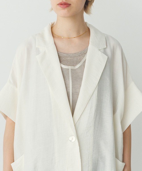 「hunch」 ジャケット FREE アイボリー レディース_画像4