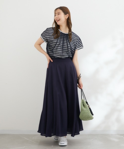 「KATHARINE ROSS」 半袖カットソー MEDIUM グレー レディース_画像8