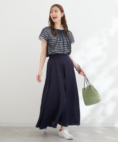 「KATHARINE ROSS」 半袖カットソー MEDIUM グレー レディース_画像9