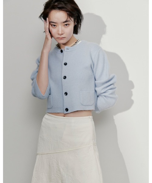 MIESROHE（ミースロエ） ニットカーディガン FREE グレー レディース