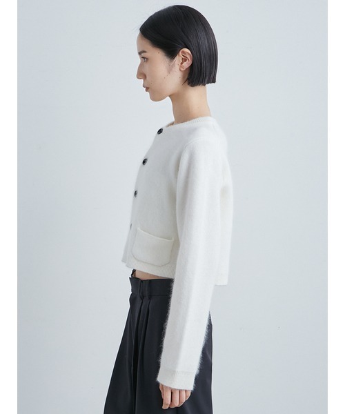 MIESROHE（ミースロエ） ニットカーディガン FREE グレー レディース